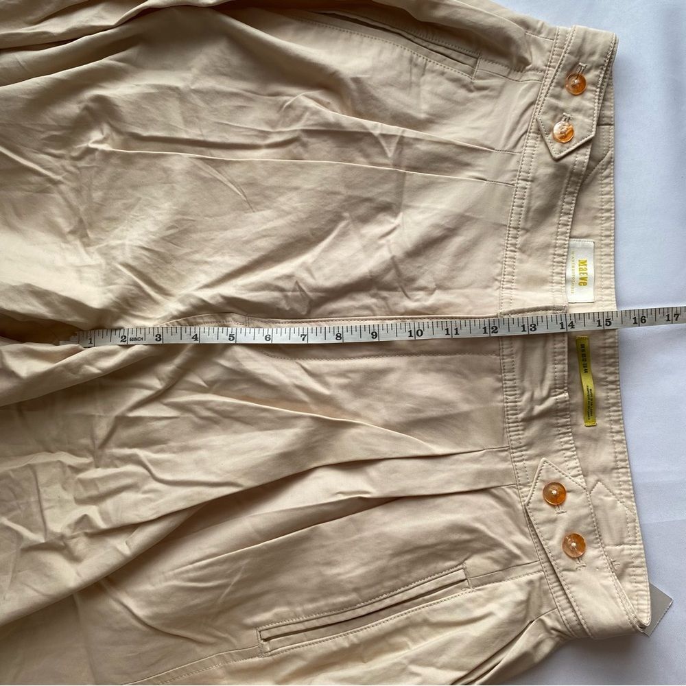 NWT Maeve by Anthropologie Neutral Utility Barrel Trouser Pants Size 12 - Picture 15 of 16